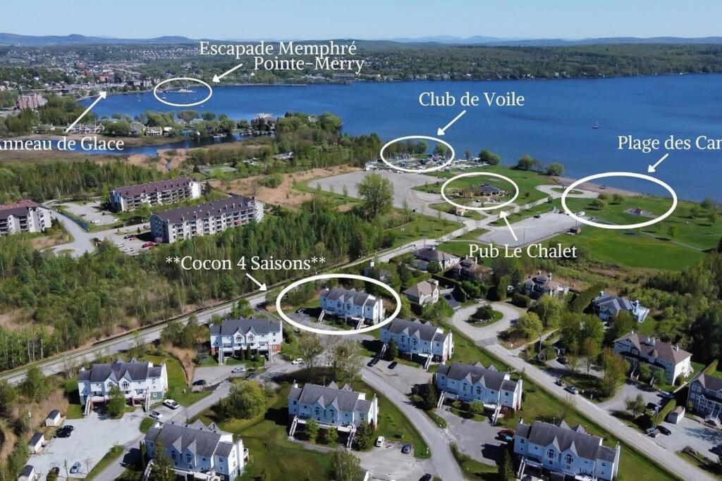 *Nouveaute* Foyer Au Bois, Plage, Montagne Et + Magog Luaran gambar
